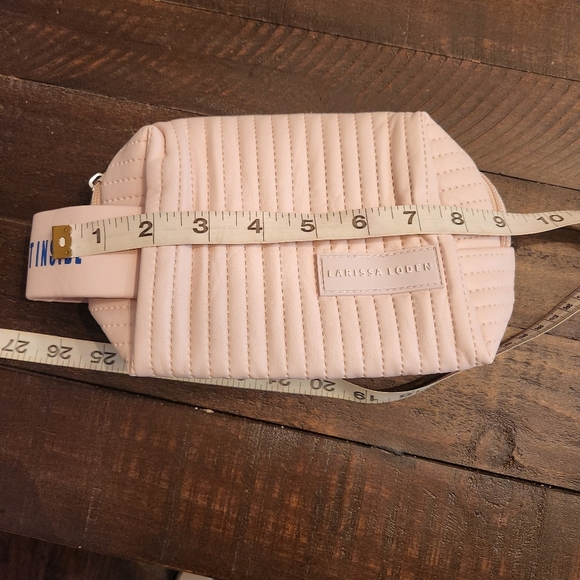 Larissa Loden Cosmetic Bag Pink Quilted Cosmetic Bag - Picture 6 of 7